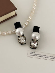 Elegant Pearl Hair Clip Womens Small Size Side Bangs Hair Gripper Hair Accessory Korean Style Fresh out Fashion Jewelry