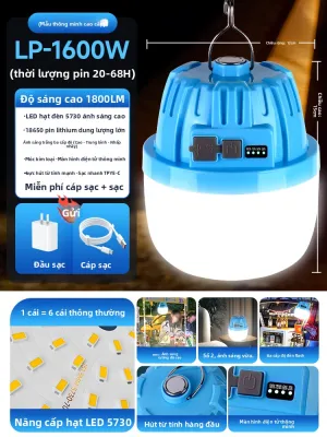 BOLUNKE | Đèn LED Cấp Cứu Sạc Lại