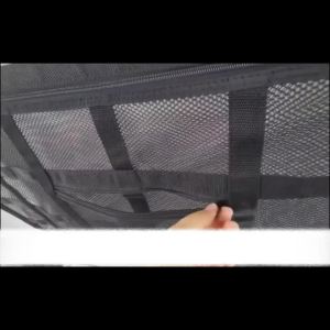 YONGRUN Car Ceiling Storage Mesh Pocket Multi Functional Suspended Storage Bag Roof Bag Internal Cargo Mesh Breathable Mesh Bag