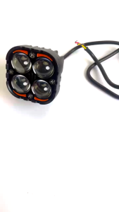 Motorcycle Mini Driving Light Dual Color High/Low Beam 200W Bright Waterproof Spotlight MDL