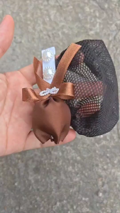 เน็ตผม เน็ตผมดอกไม้ ดอกไม้ประดิษฐ์ งานDIY ประดิษฐ์จากริบบิ้น เย็บปักถักร้อย สำหรับใส่เต้นบัลเล่ เต้นแอร์โรบิค และการออกกำลังกายต่างๆ