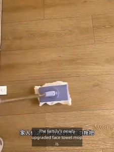 Lazy automatic cloth mop bathroom mop household cleaning flat small mop multi-function face wash towel mop