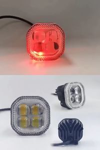 Upggraded 2PCS Universal 3 Inch 30W Yellow LED Work Light Square Mini Waterproof Driving Light Fog Light