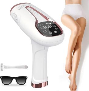 IPL Hair Removal Device 990000 Flashes for Women Painless Permanent Laser Epilator for Body Bikini and Facial Hair Home Use