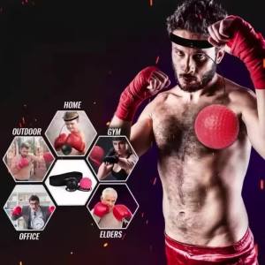 1 Quả Bóng Tốc Độ MMA Đeo Đầu Bằng Chất Liệu PU Dành Cho Tập Luyện Sanda Rèn Luyện Phối Hợp Tay Mắt Dụng Cụ Thể Dục Thể Hình Cho Muay Thái Sử Dụng Tại Nhà Hoặc Phòng Tập.
