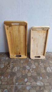 Nampan kayu tray baki kayu jati belanda