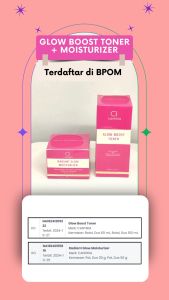 Cantikia Glow Boost Toner & Moisturizer: Mencerahkan Kulit Wajah Merata
