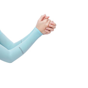 1 Đôi Tay Áo Đi Xe Đạp Cho Nữ Chống Tia UV Vải Lụa Băng Thoáng Khí Chống Nắng Thiết Bị Ngoài Trời Trắng Xanh Đen Hồng Tím Xám