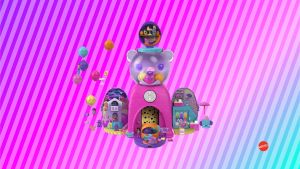หมีกัมบอลPolly Pocket Travel Toy Gumball Bear Playset ราคา 2090 .-