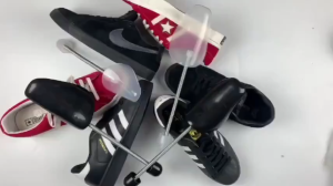 1 Pair Shoe Tree Flexible Stretcher Shaper Spring Type Men and Women Spring Shoe Brace Plastic Shoe Tree Wrinkle Resistant Shoe