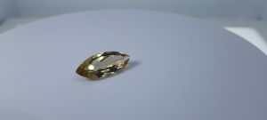 Natural 5.22 Ct Brazilian Citrine Yellow Trillion Cut Eye Clean Loose Gemstone