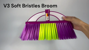 Soft Bristles Broom Replacement Head Floor Sweeping Cleaning Brush Stick Handle