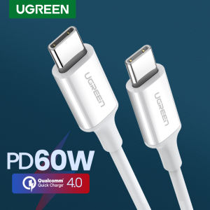 Ugreen PD 60W Fast Charge Cable Data Transfer 480Mbps USB C to USB Type-C for Samsung S24 S23 S22 Xiaomi 11t Xiaomi 12t Huawei P40 P30 Macbook iPad Pro 2022 2021 Chromebook Nintendo Switch Model:60517