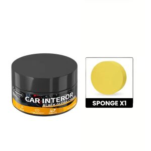 Interior Wax - ABS Plastic Coating Gel for Finishes and Dashboards - Restores Glossy Surfaces Repairs Faded Areas