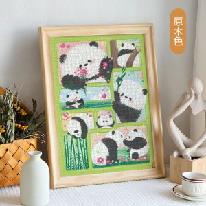 รูปภาพไม้ชิ้นส่วน 1000 ชิ้น ขนาด 70x50x75 รูปภาพไม้แบบเรียบง่ายและทันสมัย กรอบรูปภาพไม้ไผ่จากจีนแผ่นดินใหญ่