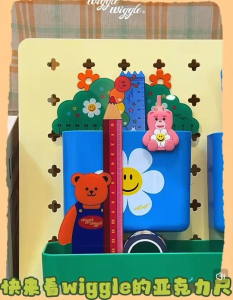 Wiggle Wiggle ไม้บรรทัด Arcylic Ruler ไม้บรรทัดอะคริลิค ของแท้ 100%