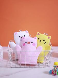 Artifak Mandi Kanak-kanak Jepun Kanak-kanak Mandi Lembut pada Kulit Bayi Menggosok Belakang Sarung Tangan Lumpur Bayi Tuala Mandi Tanpa Sakit