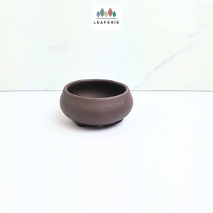 The Leaferie Bonsai Pot (Series 30) . Plant pot . Zisha . Flowerpot . Planter . small purple sand pots