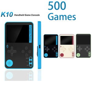 K10 Ultra-thin Retro games Console 2.4inch 500 Classic Children Adult birthday gift Mini Pocket Handheld Video Game Player