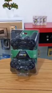 STICK PS USB GAMEPAD DOUBLE GETAR HITAM R-ONE BLACK PLUG AND PLAY UNTUK SEMUA PC DAN LAPTOP