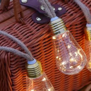 Solar Outdoor String Lights Fairy String Lights 15/10 Bulbs 8 Modes Courtyards Gardens Parties Camping Christmas Decorations