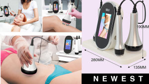 3 IN 1 40K Cavitation RF Machine Ultrasonic Weight Loss Beauty Machine Multipolar Body Slimming Skin Firmming Rejuvenation Anti-wrinkle Massager
