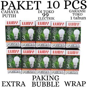 BOHLAM LED / LAMPU LED LUBY PRIMA PAKET 10 PCS