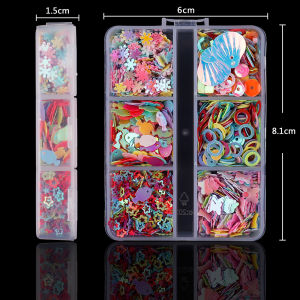 26 Types Mix Nail Glitter Flakes Sequins Set For Gule On Nail Glitter Flakes DIY Party Make Up Decor Accessories B0126