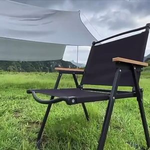 [CAMPINGGO]Kerusi Healing Khemah/Camping Portable Fishing Chair Outdoor Kermit Camping Foldable Chair Kerusi Lipat Ultralight Aluminum Alloy/折叠椅子