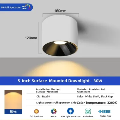 WANLIYANG | LED Long Cylinder Light No Glare Light Ceiling Light