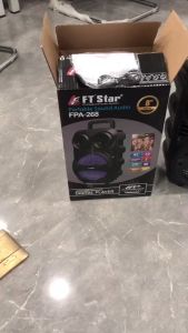 Megapro Karaoke Portable FPA-268 Wireless Speaker  With Wire Mic