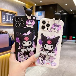 for OPPO Reno 13 14 12 10 11 F 12F Pro 8T 8Z A3X A5X A3 A5 A6 Pro F11 Pro A95 A74 A58 A78 Phone Case Soft Cover Kuromi Cute