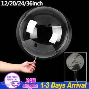 wholesale 20inch Transparent Bobo Ballon Christmas Wedding Birthday Party Decorations Valentines Day Gift Decor Inflatable Balloon