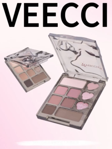 VEECCI Eye Shadow Board 10 Pink Durable Smooth (4.2g)