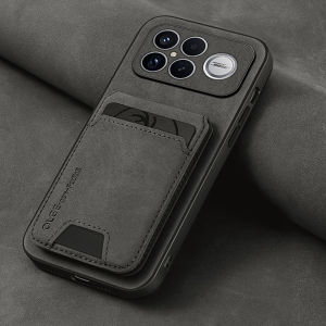 szhaiyu | Luxury Leather Card Holder Phone Case for Redmi Note 15 15R 15C Turbo 5 K80 K90 Pro Max Integrated Wallet Cover Protective Cover