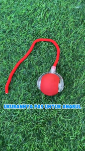 Mainan Bola Anabul Interaktif Otomatis Anjing Kucing - Mainan Bola Tali Kucing & Anjing - Smart Rotating Ball For Pet Cat Rolling Ball