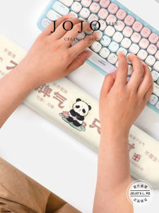 Phụ Kiện Máy Tính Gối Tay Bàn Phím Tay Đệm Chuột Hình Gấu Trúc 3D JOJOS L. PD. Mr. Grocery Universal PU Phụ Kiện Máy Tính