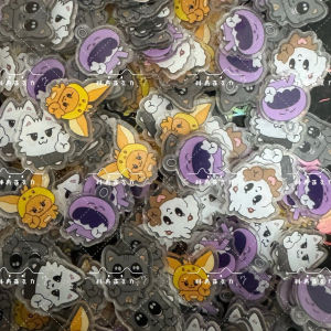 Acrylic Animal Shaking Plate Cute Handmade Concert Supplies Small Animal TXT Fansub Support Material Double-sided Film DIY