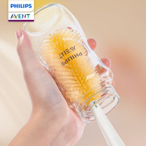 PHILIPS AVENT long handle Food grade silicone Bottle brush Nipple brush Straw cleaning brush suit Cup cleaning brush