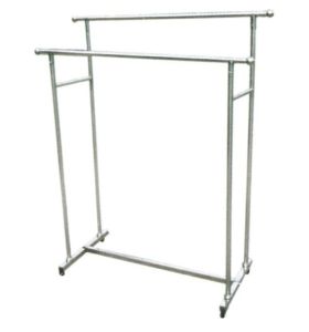 [Siêu Rẻ]Sào phơi đồ đôi chân vuông Inox 100% chắc chắn ko gỉ sét