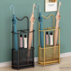 Luxury Iron Art Umbrella Stand Waterproof Home Elevator Entrance Umbrella Holder Storage Rack Organizer for Home Organization