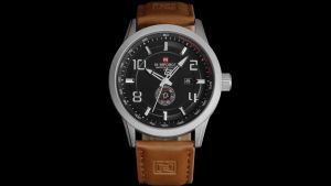 Naviforce นาฬิกาข้อมือผู้ชาย NF9229 หน้าปัดกลม สายหนัง กันน้ำ ระบบอนาล็อก