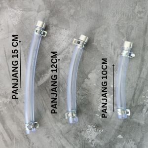 Selang Sugest PREMIUM CNC Reservoir Selang Pengganti Tabung Master Rem Model HRC Motogp Chrome