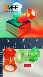 30pcs Party Gift Flashing Finger Ring Pad For PartyLoot-bag filler