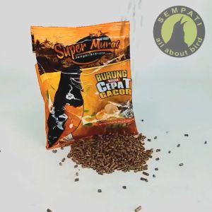 PAKAN BURUNG SUPER MURAI SEMPATI KROTO SARI VOER PUR KASAR MAKANAN BURUNG MURAI KACER VOER JANGKRIK JENTET DECU CUCAK TRUCUKAN