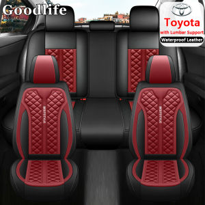 Toyota Car Seat Covers Set 5 seat Full Coverage Leather Seat Protector For Vios Hilux Corolla Raize ALTIS RUSH Camry Yaris Innova RAV4 Model etc