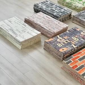 70cmx1/5/10m wallpaper brick 3D wall sticker foam adhesive DIY living room decoration renovation wall sticker waterproof paper