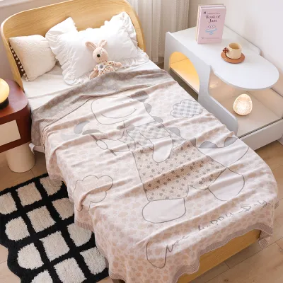 Chăn Em Bé Cảm Giác Mát Lạnh Sợi Tre