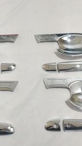 Bộ Ốp Tay Nắm Hõm Cửa Xe Mazda CX5 2022-2018 Nhựa ABS mạ crom