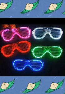 แว่นตากลางกระพริบ 3 สロ สุดเจ๋ง แว่นตา แว่นตามีไฟ แว่นตาปาร์ตี้ พร้อมส่ง 😎